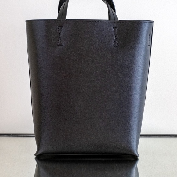 Off-White Leather Bag NOTHING NEW in Black NEW Men Women Unisex Authentic - Picture 7 of 13